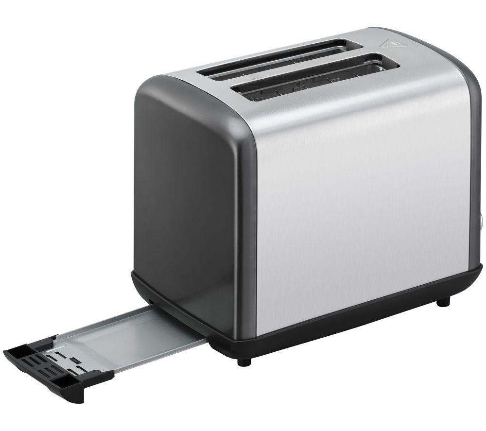 LOGIK L02STG26 2-Slice Toaster - Gun Metal image number 3 of 6