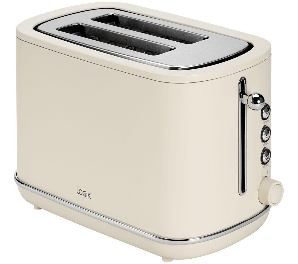 LOGIK L02STC26 2-Slice Toaster - Cream