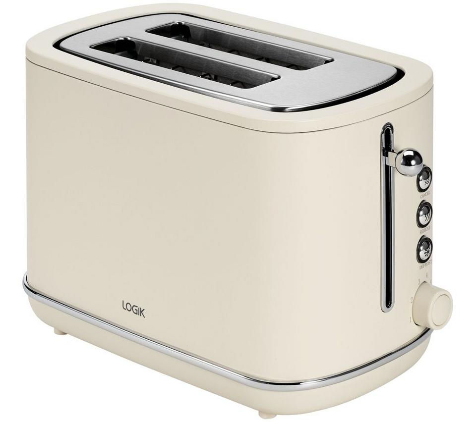 LOGIK L02STC26 2-Slice Toaster - Cream