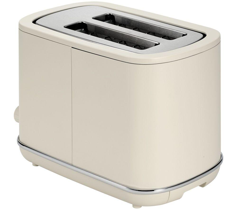LOGIK L02STC26 2-Slice Toaster - Cream image number 5 of 6