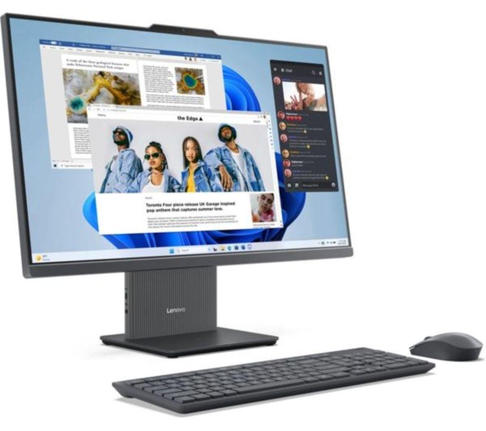 LENOVO IdeaCentre AIO 27" Refurbished All-in-One PC - Intel&reg; Core&trade; i7, 1 TB SSD, Grey (Excellent Condition) image number 5 of 12