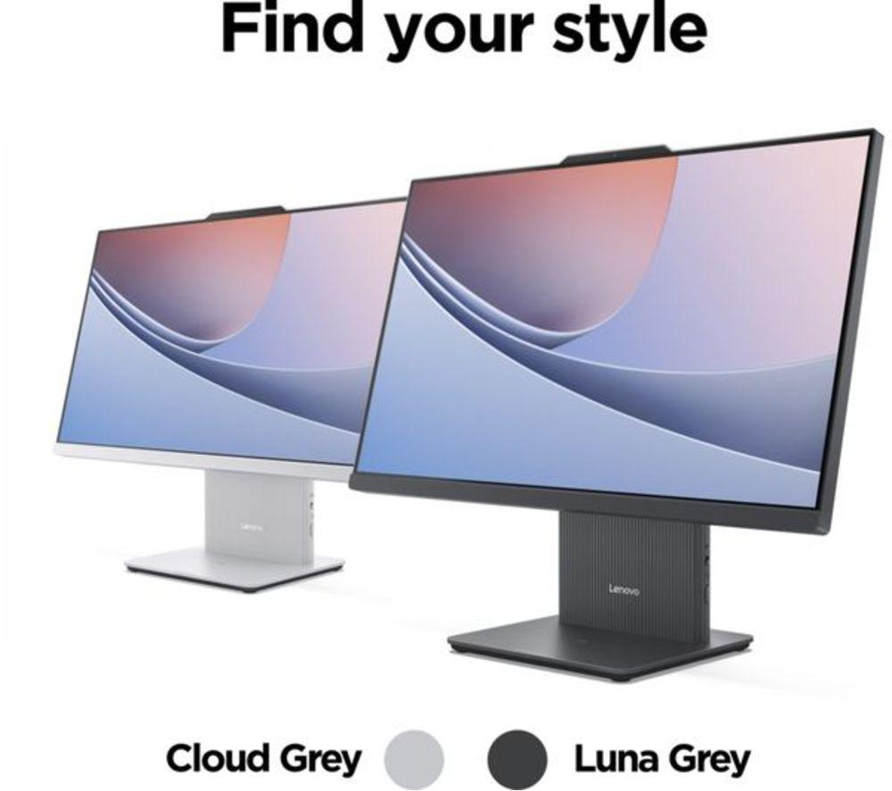LENOVO IdeaCentre AIO 27" Refurbished All-in-One PC - Intel&reg; Core&trade; i7, 1 TB SSD, Grey (Very Good Condition) image number 9 of 11