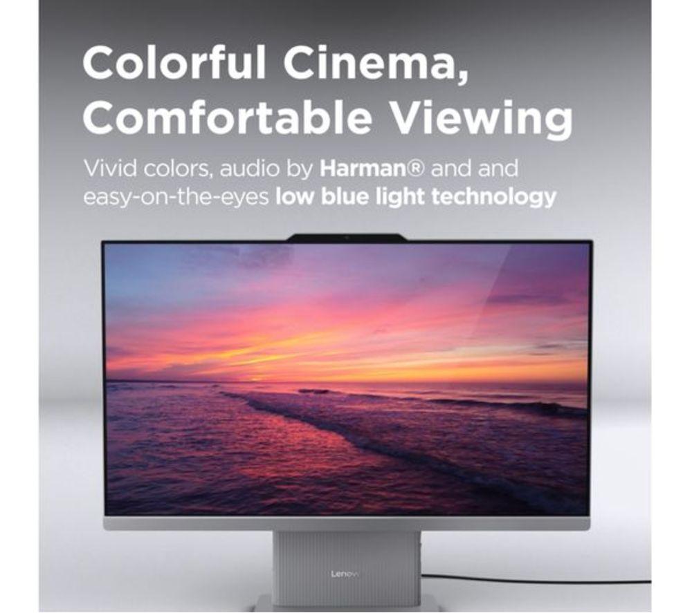 LENOVO IdeaCentre AIO 27" Refurbished All-in-One PC - Intel&reg; Core&trade; i7, 1 TB SSD, Grey (Very Good Condition) image number 11 of 11