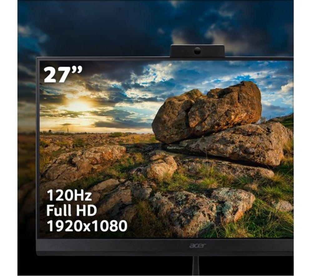 ACER Aspire C27-B 27" Refurbished All-in-One PC - Intel&reg; Core&trade; 5, 512 GB SSD, Black (Excellent Condition) image number 6 of 7