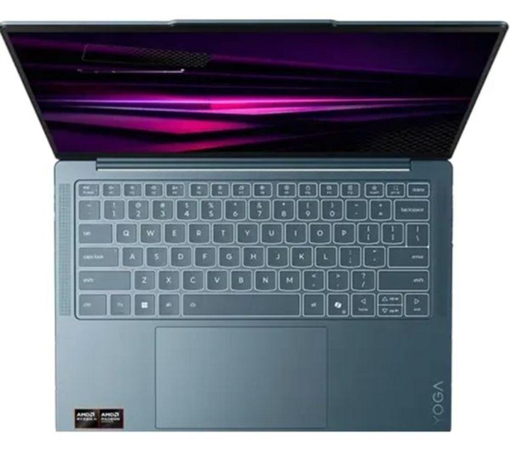 LENOVO Yoga Slim 7 14" Refurbished Laptop - AMD Ryzen AI 5, 512 GB SSD, Tidal Teal (Excellent Condition) image number 4 of 4