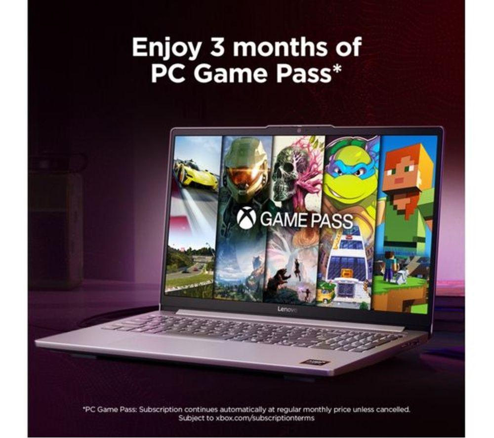 LENOVO LOQ 15.6" Refurbished Gaming Laptop - AMD Ryzen 7, RTX 3050, 1 TB SSD (Excellent Condition) image number 2 of 5