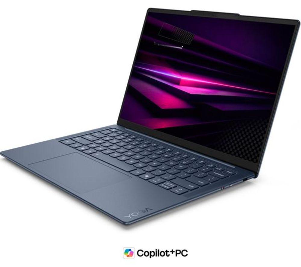 LENOVO Yoga Slim 7 14" Refurbished Laptop, Copilot+ PC - Snapdragon X2 Elite, 1 TB SSD, Cosmic Blue (Excellent Condition) image number 3 of 3
