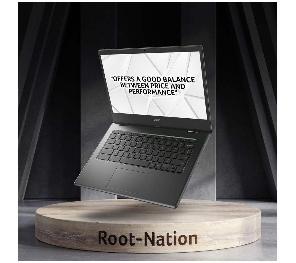 ACER 314 14" Refurbished Chromebook - Intel&reg; Celeron&reg;, 128 GB eMMC, Black (Excellent Condition) image number 3 of 8