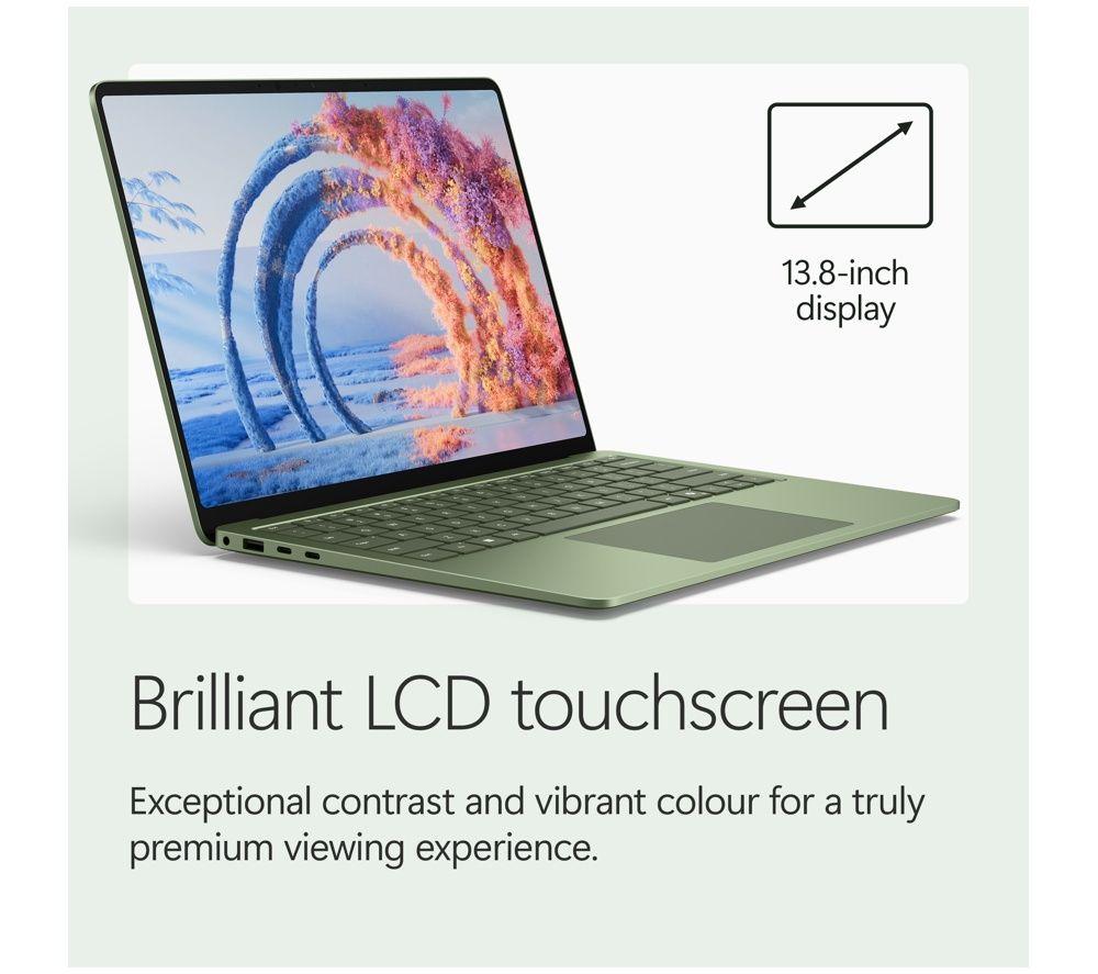 MICROSOFT Surface Laptop 13.8", Copilot+ PC - Snapdragon X2 Elite, 512 GB SSD, Emerald image number 3 of 18
