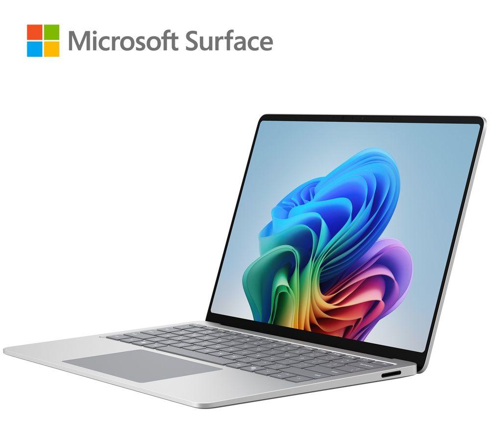 MICROSOFT Surface Laptop 13.8", Copilot+ PC - Snapdragon X2 Plus, 512 GB SSD, Platinum image number 2 of 18
