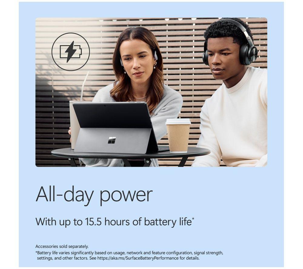 MICROSOFT Surface Pro 13", Copilot+ PC - Snapdragon X2 Elite, 512 GB SSD, Black image number 4 of 18