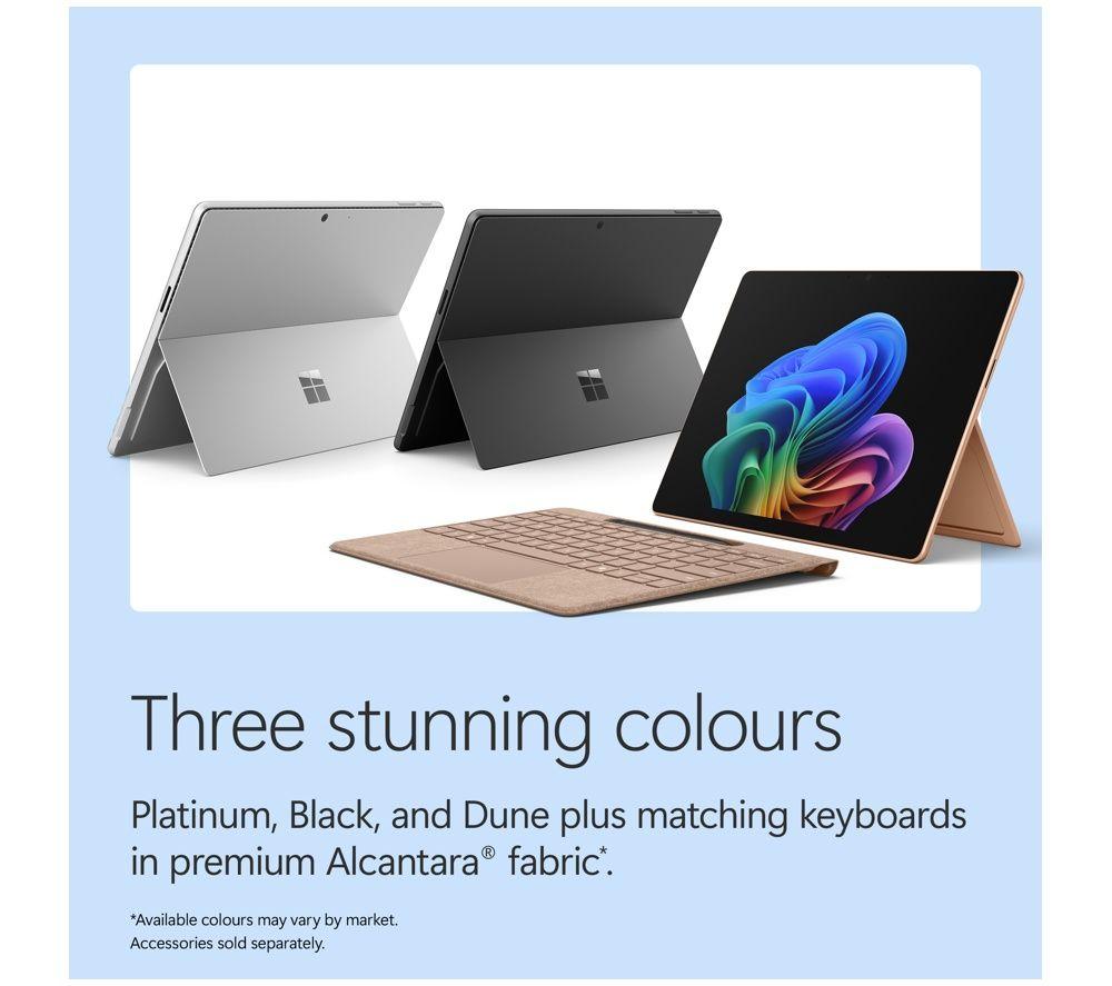 MICROSOFT Surface Pro 13", Copilot+ PC - Snapdragon X2 Elite, 512 GB SSD, Black image number 6 of 18