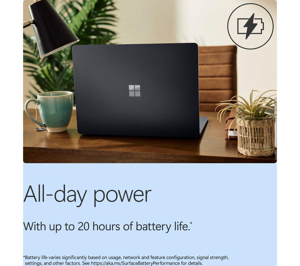 MICROSOFT Surface Laptop 13.8", Copilot+ PC - Snapdragon X2 Elite, 1 TB SSD, Black image number 19 of 19