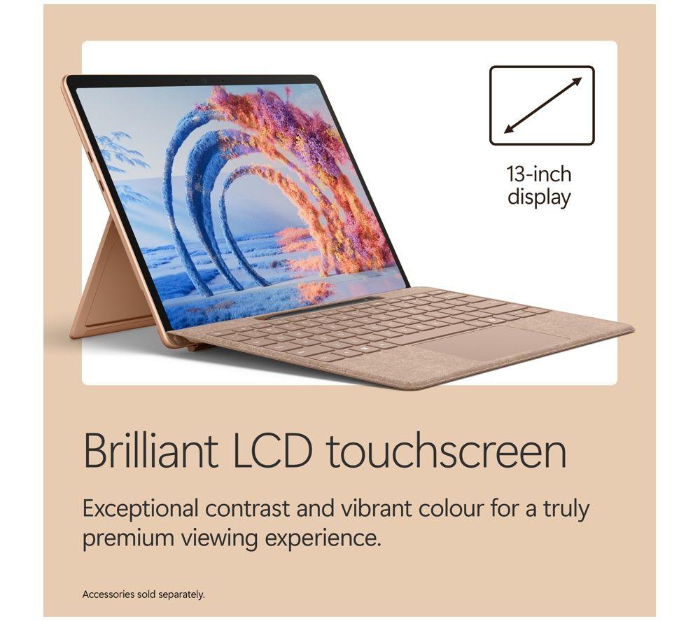 MICROSOFT Surface Pro 13", Copilot+ PC - Snapdragon X2 Plus, 512 GB SSD, Dune image number 3 of 18