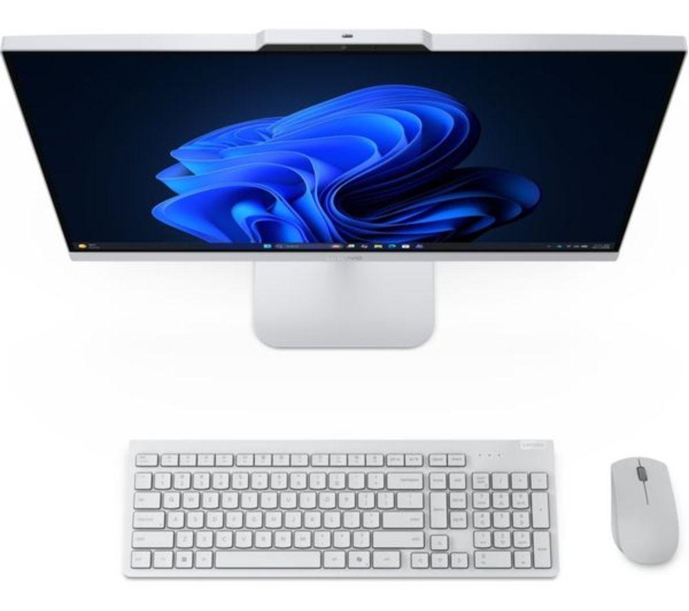 LENOVO A105 23.8" Refurbished All-in-One PC - AMD Ryzen 5 40, 512 GB SSD, Cloud Grey (Very Good Condition) image number 3 of 3
