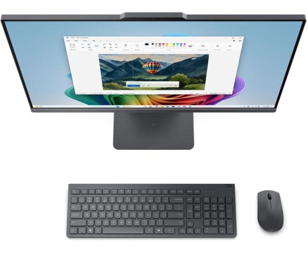 LENOVO IdeaCentre AIO 27&rdquo; Refurbished All‑in‑One PC - AMD Ryzen 5, 1 TB SSD, Luna Grey (Excellent Condition) image number 2 of 5