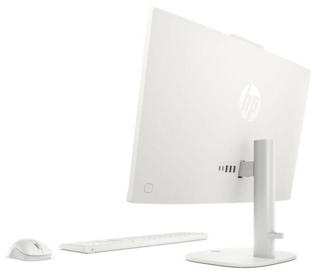 HP OmniStudio 24-cu0005na 23.8" Refurbished All-in-One PC - Intel&reg; Core&trade; 3, 512 TB SSD, Cotton White (Very Good Condition) image number 3 of 5