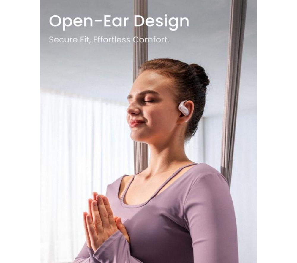 SHOKZ OpenFit Air Wireless Bluetooth Earbuds - White image number 10 of 10
