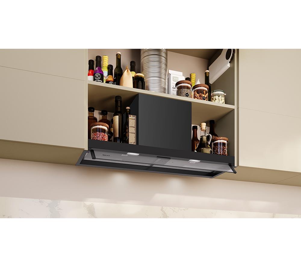 NEFF N50 D95XCC2S0B 90 cm Integrated Cooker Hood - Matte Black image number 7 of 21