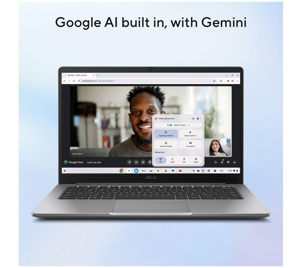 ASUS CX14 14" Chromebook - Intel&reg; Core&trade; 3, 256 GB eMMC, Rock Grey image number 7 of 10