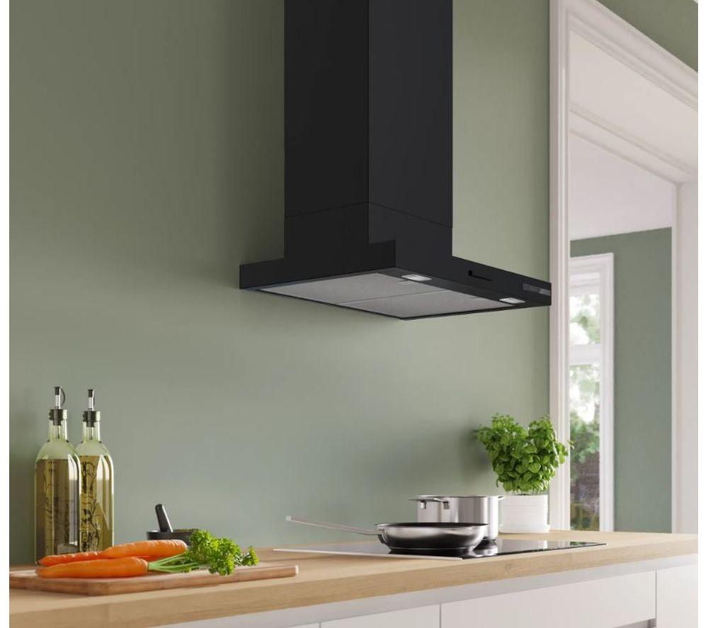 BOSCH Series 4 DWB65CC60B 60 cm Chimney Cooker Hood - Matte Black image number 2 of 5