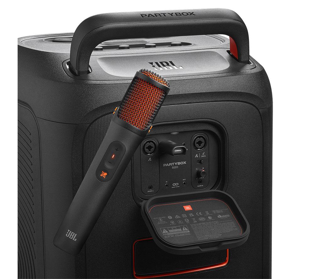 JBL EasySing Twin Wireless Mics - Black image number 4 of 6