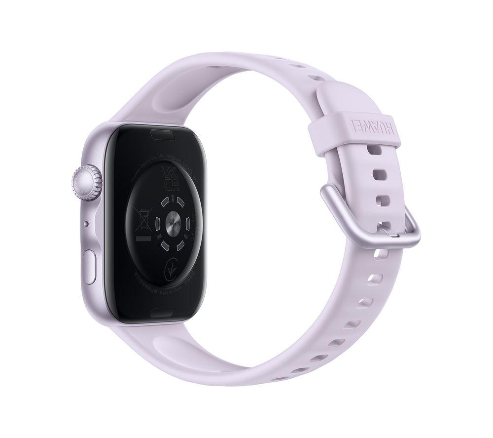 HUAWEI Watch Fit 5 - Silver Aluminium Alloy with Purple Fluoroelastomer Strap image number 10 of 12