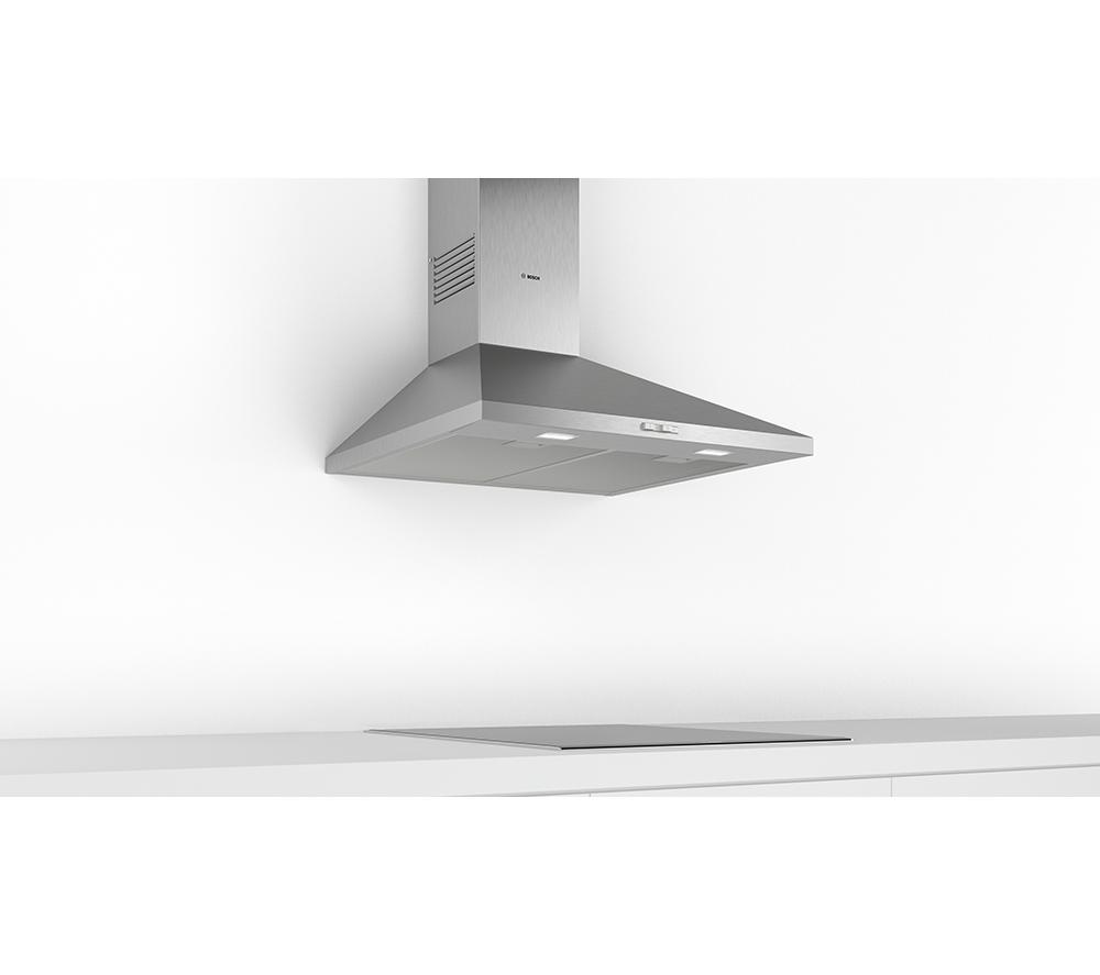 BOSCH Series 2 DWP74BC50B 75 cm Chimney Cooker Hood - Stainless Steel image number 2 of 10