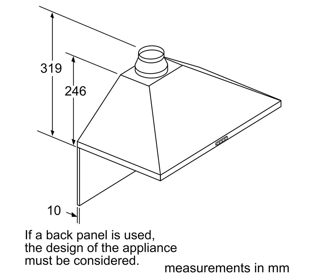 BOSCH Series 2 DWP74BC50B 75 cm Chimney Cooker Hood - Stainless Steel image number 7 of 10
