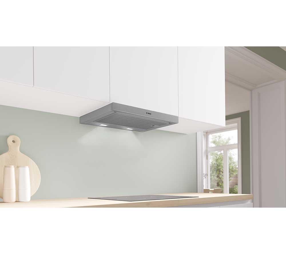 BOSCH Series 2 DFM063W57B 60 cm Telescopic Cooker Hood - Silver Metallic image number 3 of 15