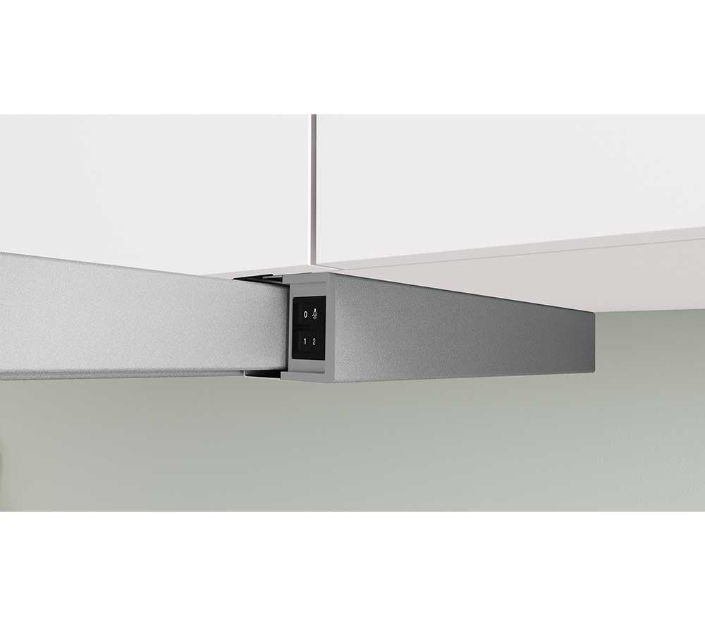 BOSCH Series 2 DFM063W57B 60 cm Telescopic Cooker Hood - Silver Metallic image number 4 of 15