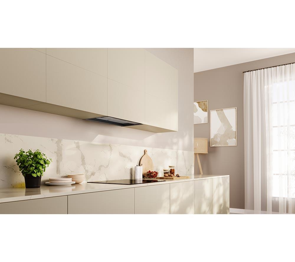 NEFF N50 D65XCC2S0B 60 cm Integrated Cooker Hood - Matte Black image number 2 of 20