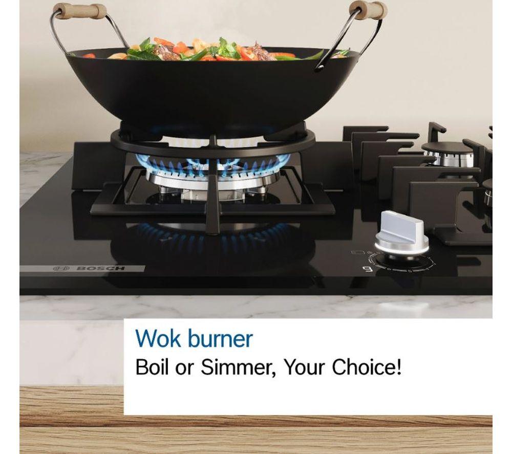 BOSCH Series 4 PGM7B5K90 75 cm Gas Hob - Stainless Steel image number 3 of 9