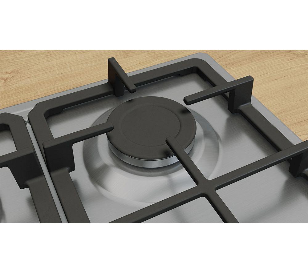 BOSCH Series 4 PGM7B5K90 75 cm Gas Hob - Stainless Steel image number 7 of 9