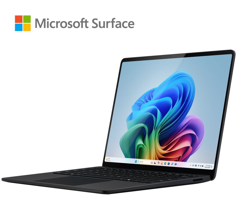 MICROSOFT Surface Laptop 13.8", Copilot+ PC - Snapdragon X2 Plus, 512 GB SSD, Black image number 4 of 18