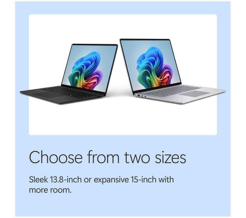 MICROSOFT Surface Laptop 13.8", Copilot+ PC - Snapdragon X2 Plus, 512 GB SSD, Black image number 12 of 18