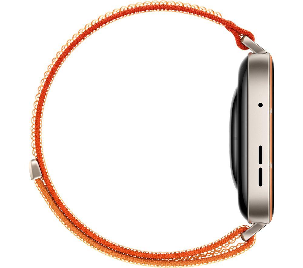 HUAWEI Watch Fit 5 Pro - Titanium Orange with Orange Woven Strap image number 3 of 13
