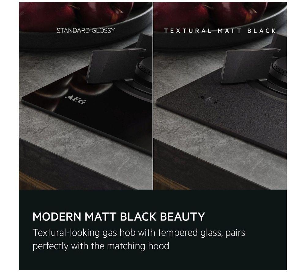 AEG HKB64341NL 60 cm Gas Hob - Matt Black image number 5 of 5