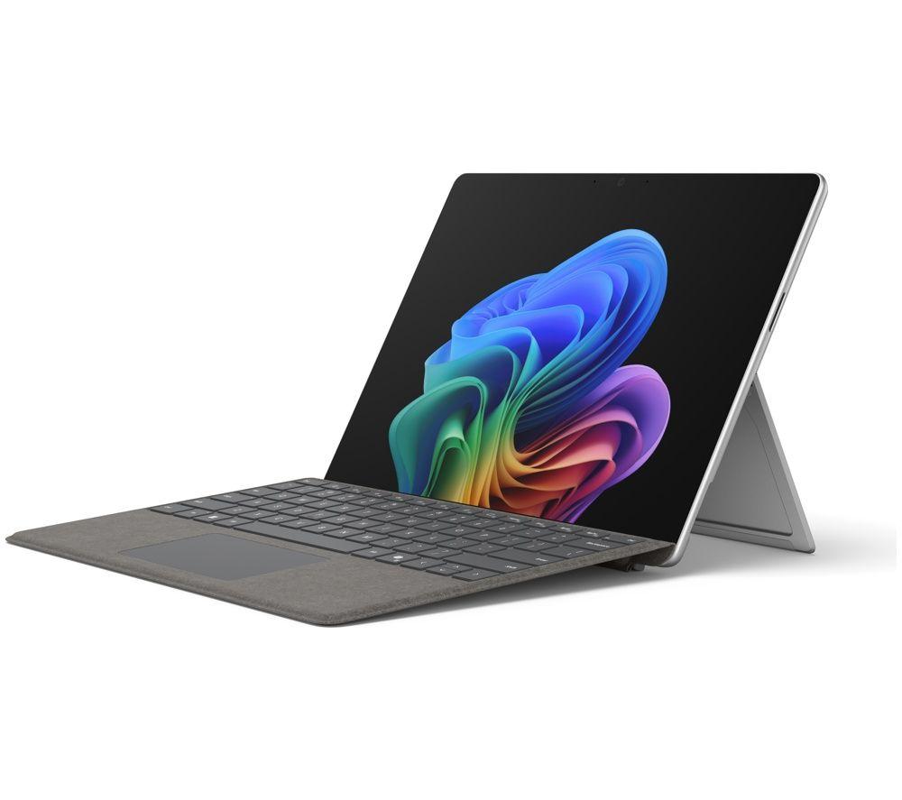 Microsoft Surface Pro 13inch, Copilot+ PC with keyboard - Snapdragon X2 Plus, 256 GB SSD, Platinum