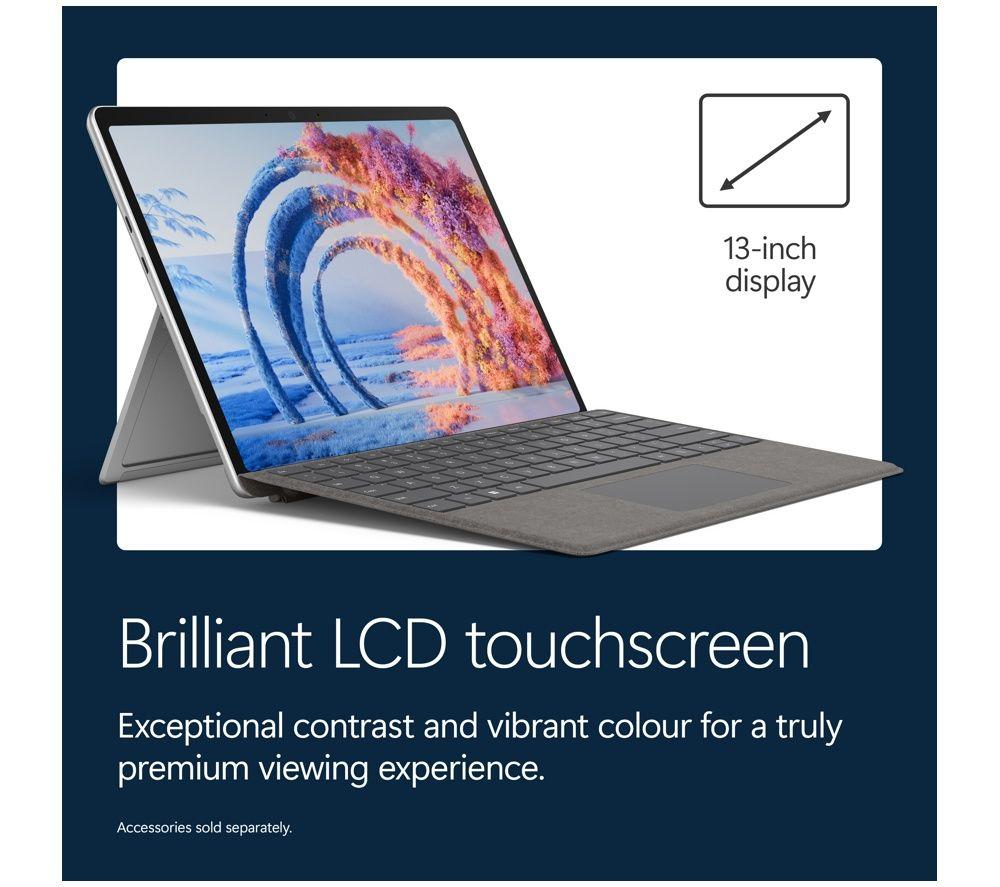 MICROSOFT Surface Pro 13", Copilot+ PC - Snapdragon X2 Plus, 512 GB SSD, Platinum image number 3 of 18