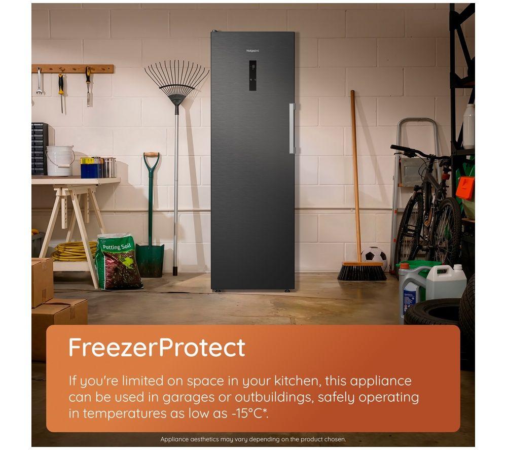 HOTPOINT Frost Free HPMFF 6312 XBR4UK Tall Freezer - Dark Inox image number 3 of 5