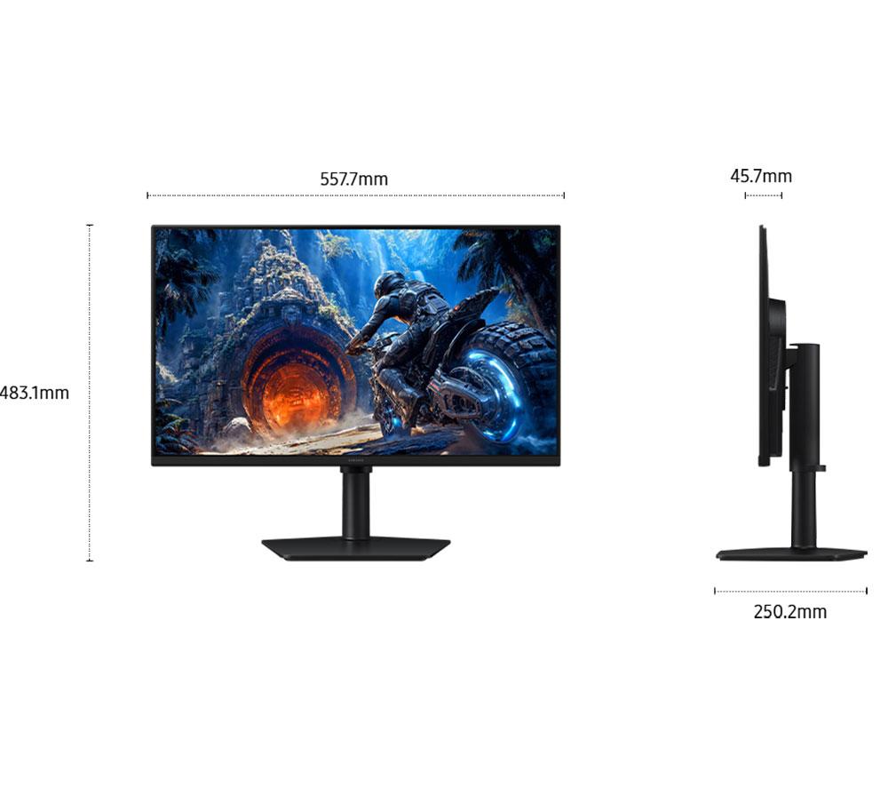 SAMSUNG Odyssey G4 LS25HG402EUXXU Full HD 25" IPS LCD Gaming Monitor - Black image number 3 of 18