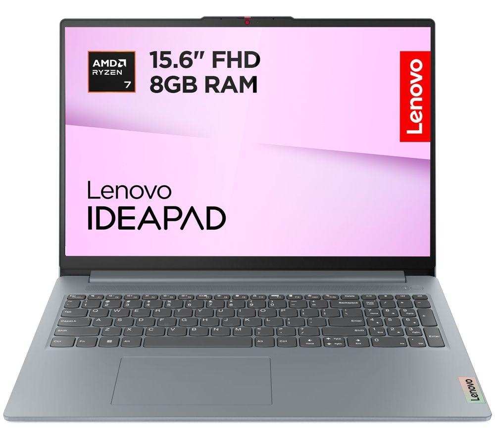 LENOVO IdeaPad Slim 3 15.6inch Laptop - AMD Ryzenâ„¢ 5, 512 GB SSD, Arctic Grey