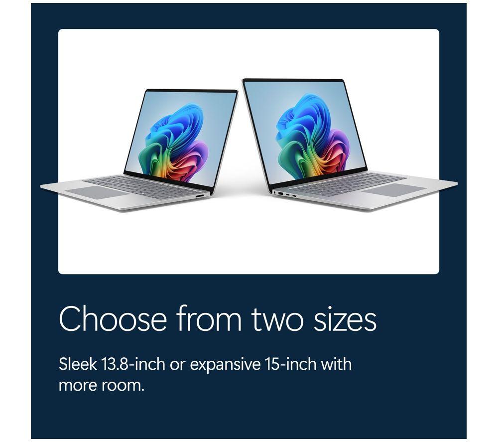 MICROSOFT Surface Laptop 13.8", Copilot+ PC - Snapdragon X2 Elite, 512 GB SSD, Platinum image number 9 of 18