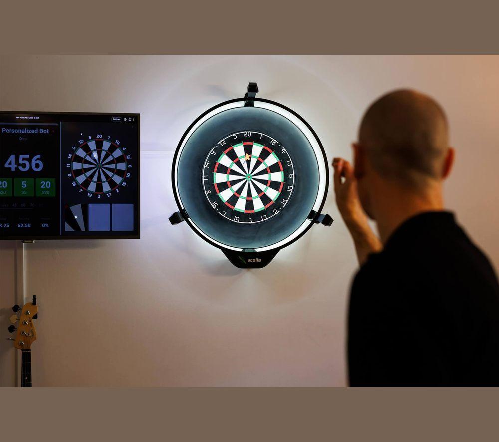 SCOLIA Home 2 Flex Smart Dartboard Auto Scoring System with Light Ring image number 4 of 12