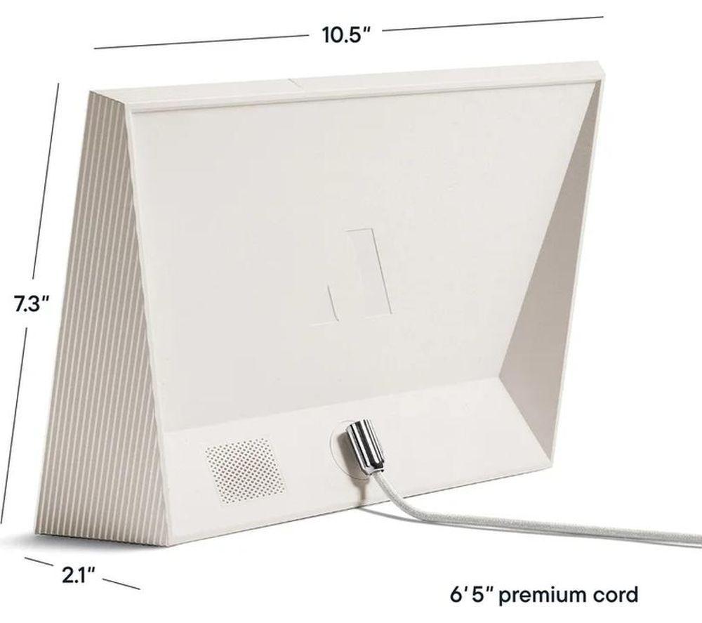 AURA Carver Mat 10.1" WiFi Digital Photo Frame - Clay & White image number 2 of 4