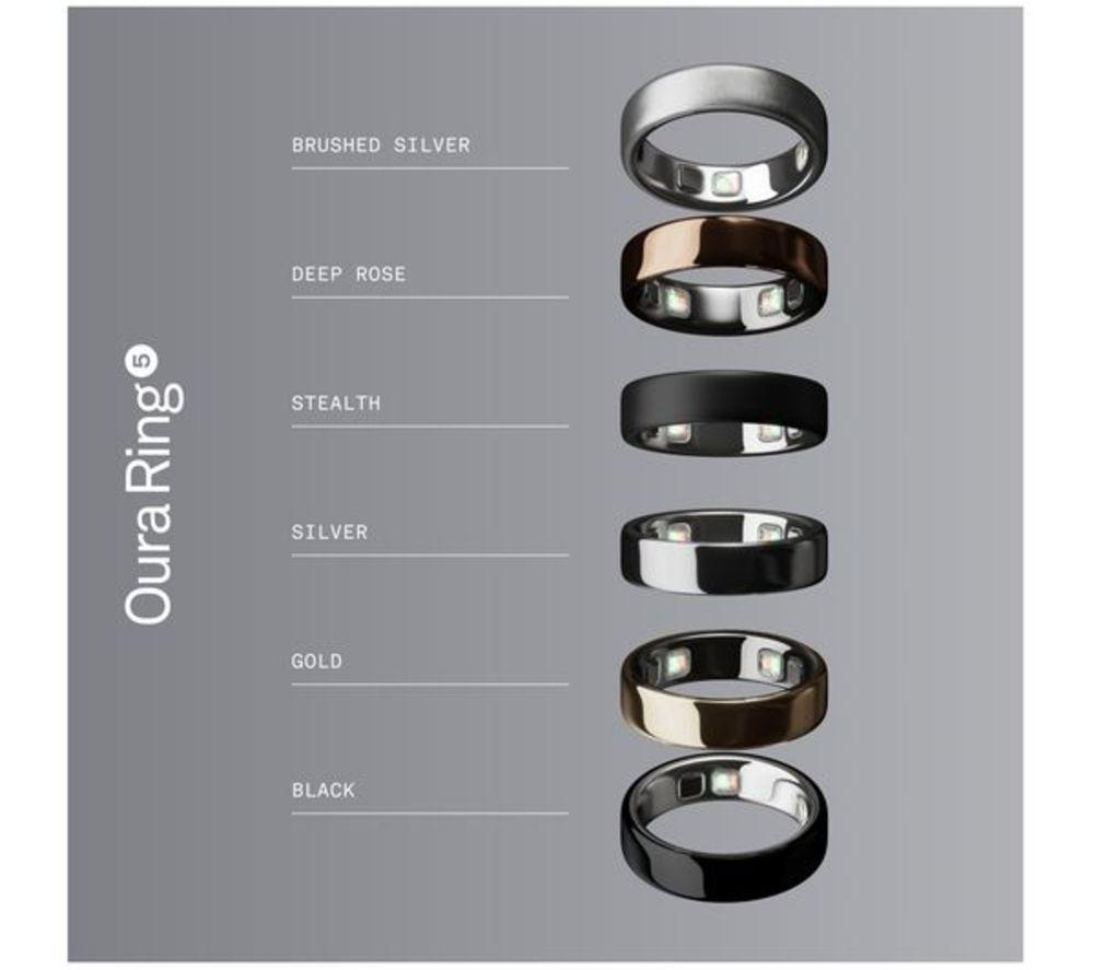 OURA Ring 5 &ndash; Silver, Size 6 image number 7 of 8