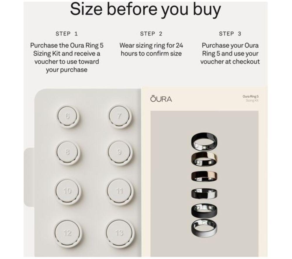 OURA Ring 5 &ndash; Silver, Size 12 image number 5 of 8