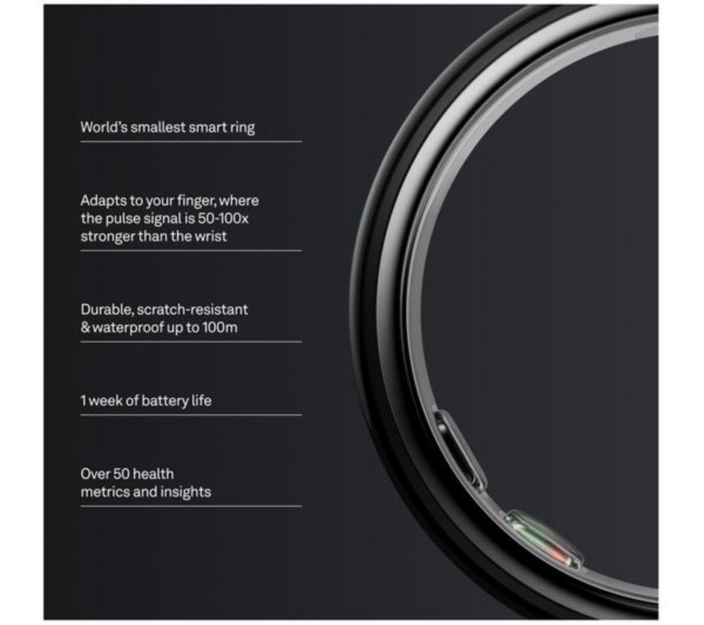 OURA Ring 5 &ndash; Black, Size 12 image number 5 of 8
