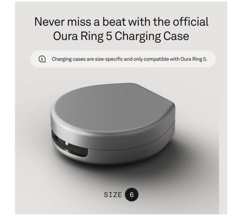 OURA Ring 5 Wireless Charging Case - Size 6 image number 4 of 6